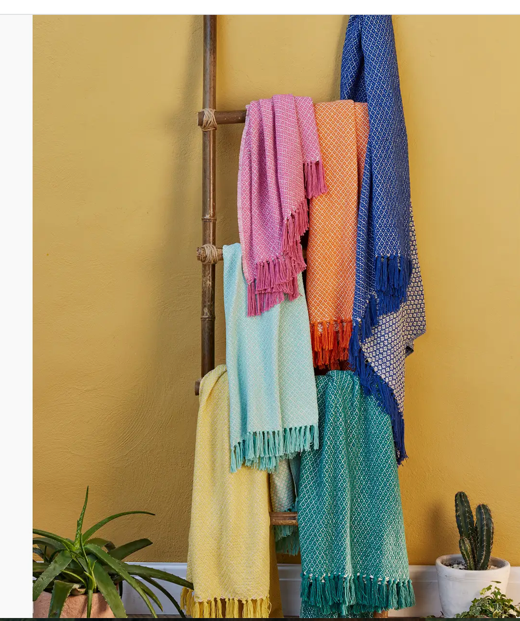 Rosalie Recycled Cotton Throw