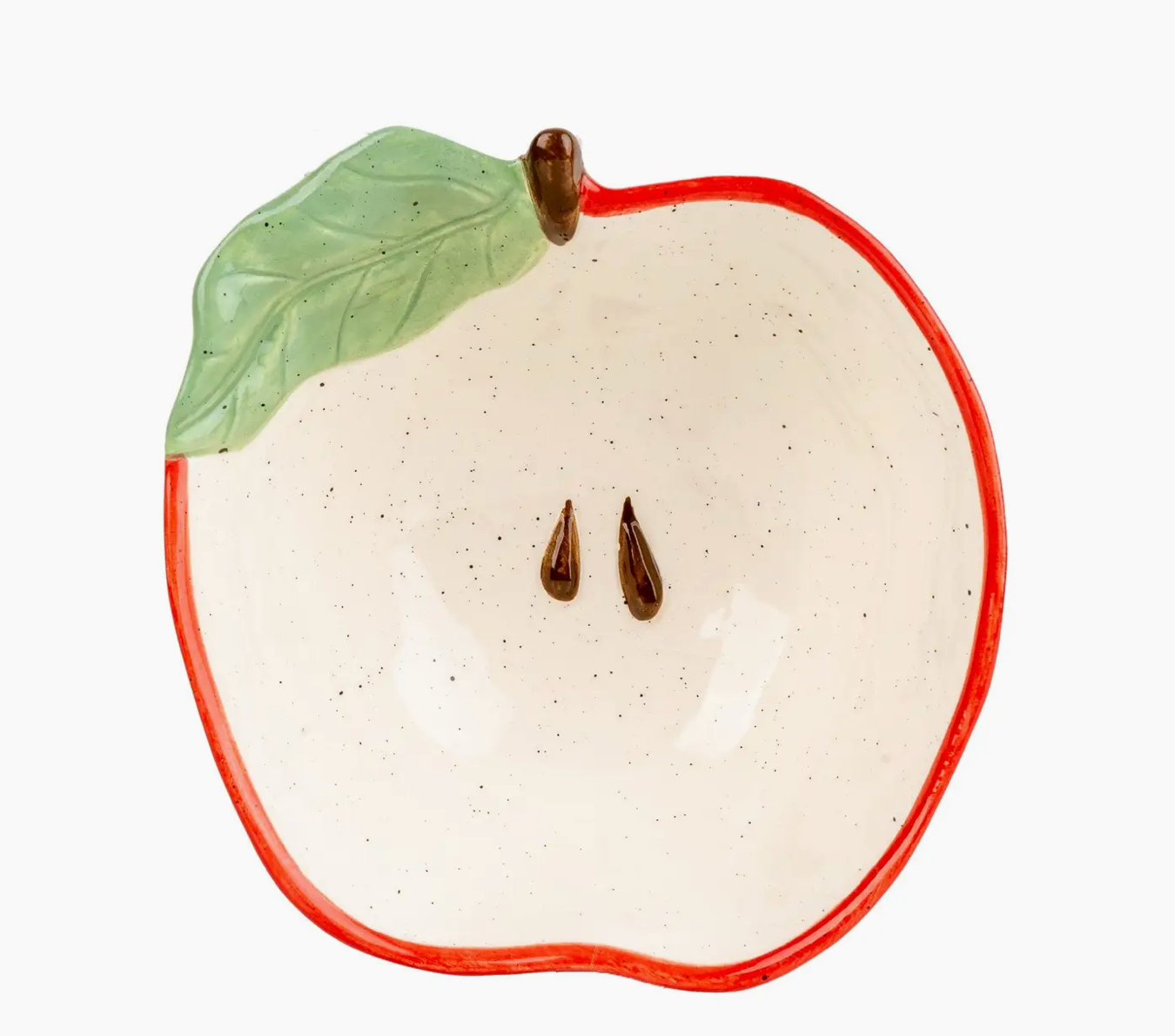 Apple Shaped Dish - Red