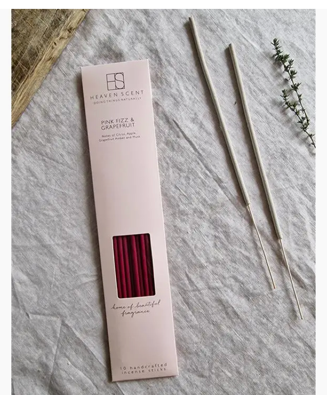 10 Pink Fizz & Grapefruit Incense Sticks