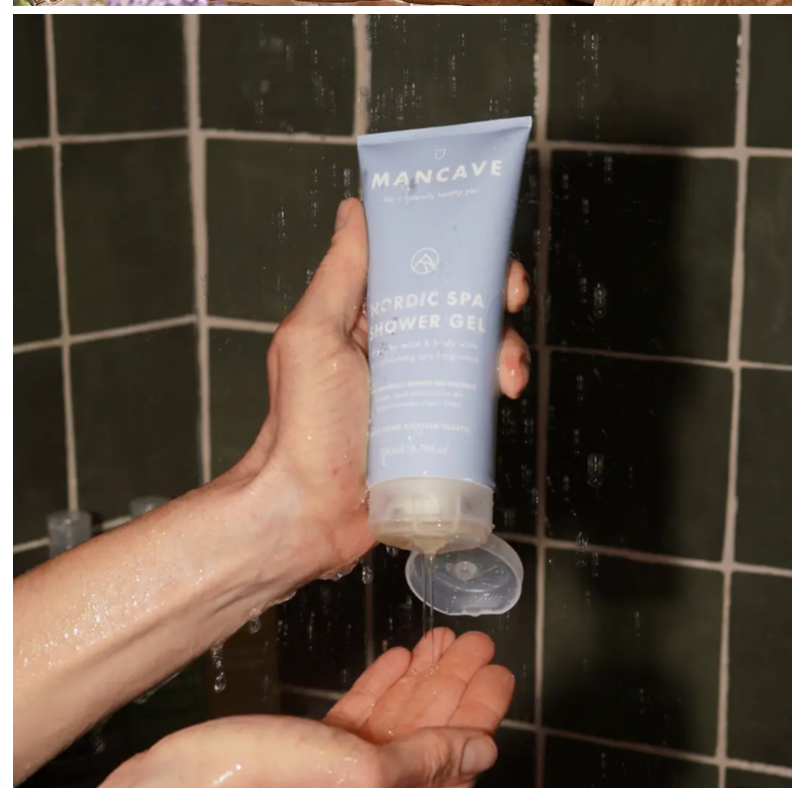 Nordic Spa 200ml, Mens Shower Gel, Vegan,