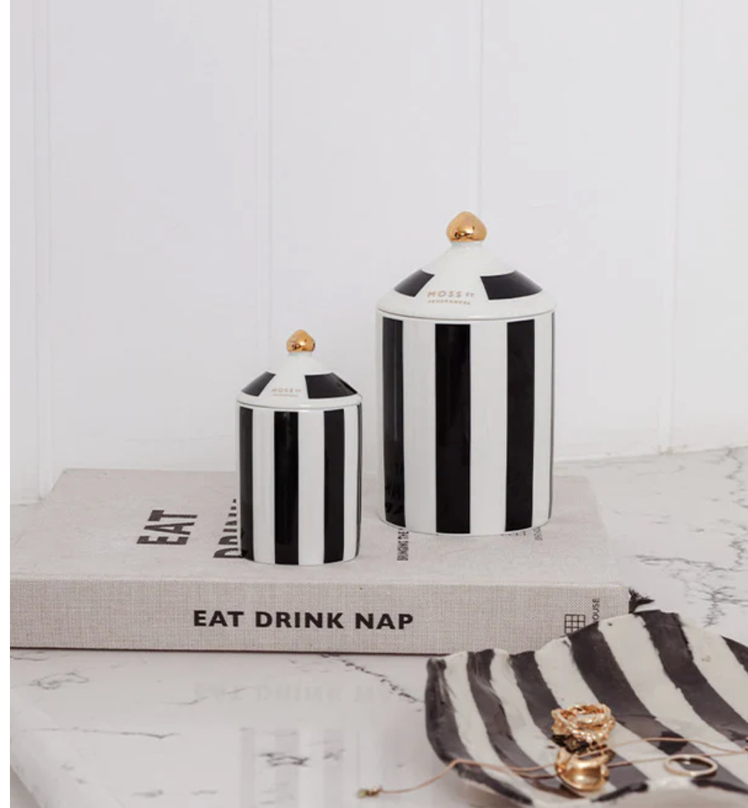 Jasmine, Amber & Saffron Ceramic Candle 360g