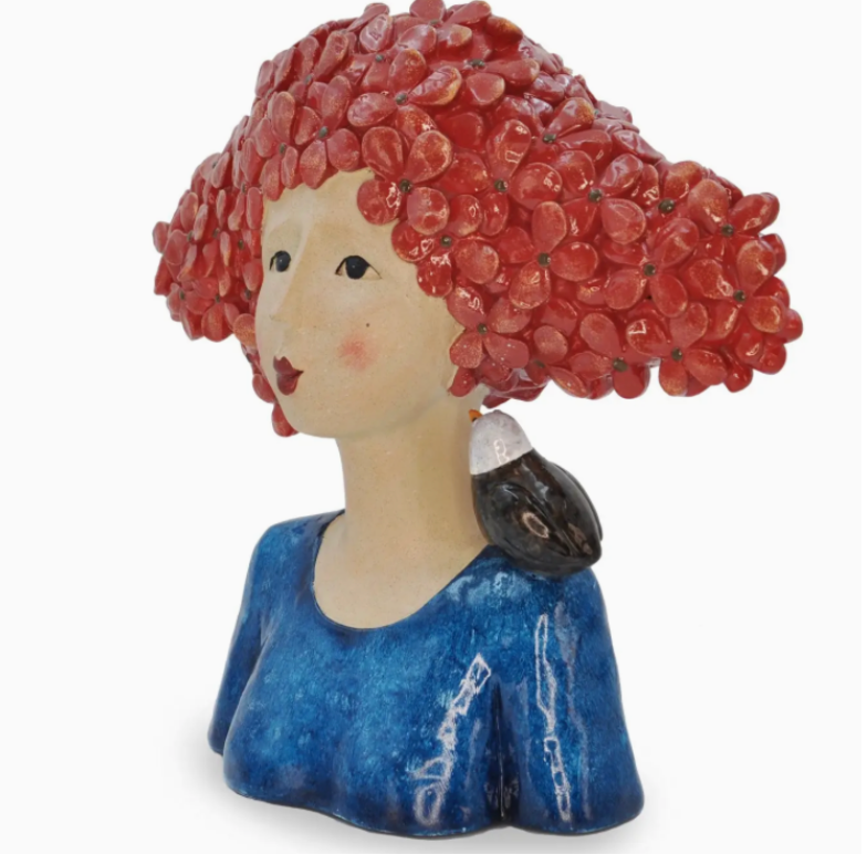 Amélie - Red Haired Lady with Bird