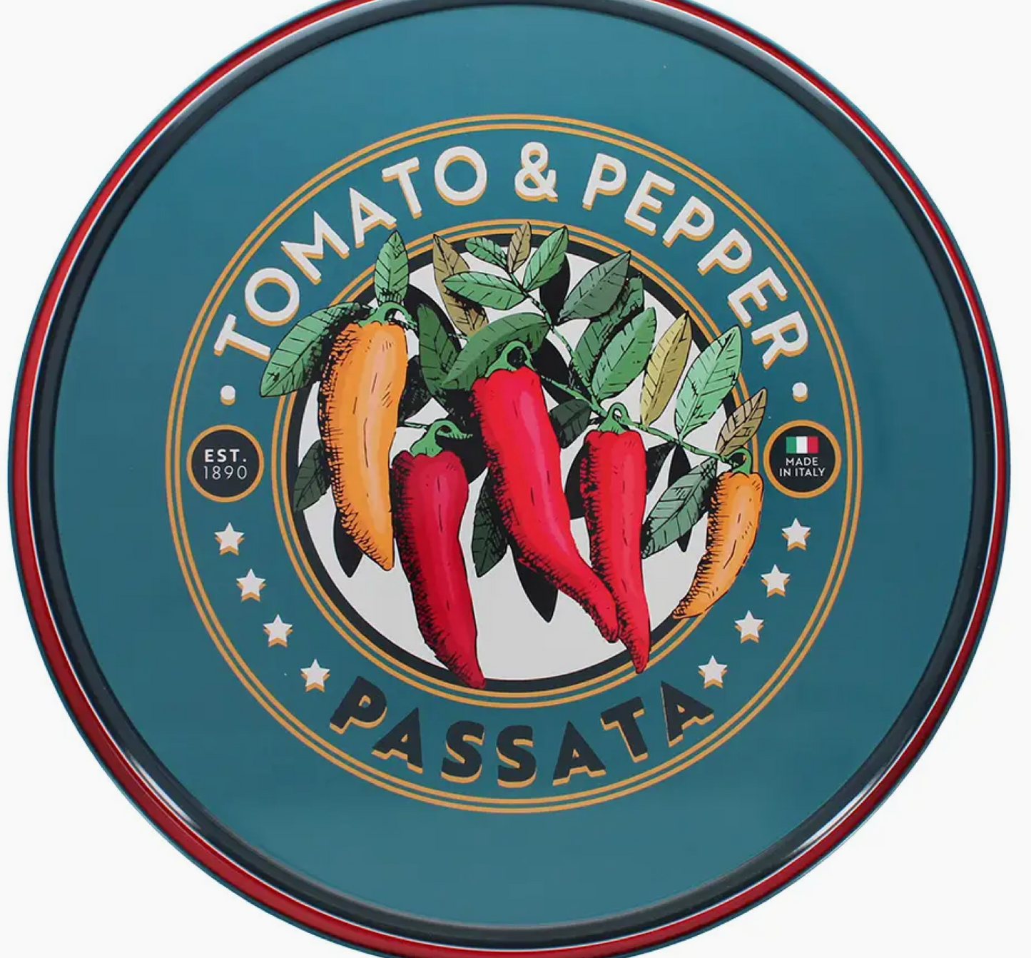 Round Metal Serving Tray - Passata