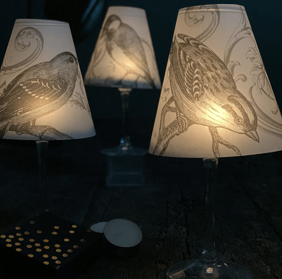 INDIGO DE PAPEL Lamp Shade · Ornament Birds