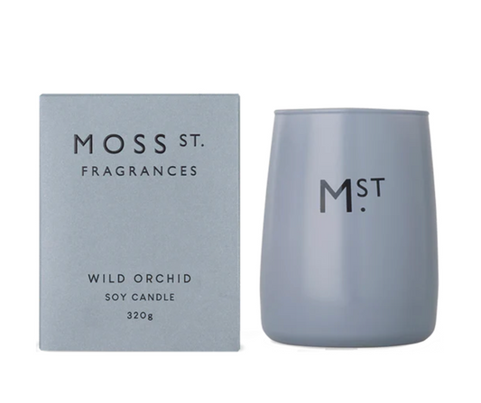 Moss Street  Wild Orchid Soy Candle 320g