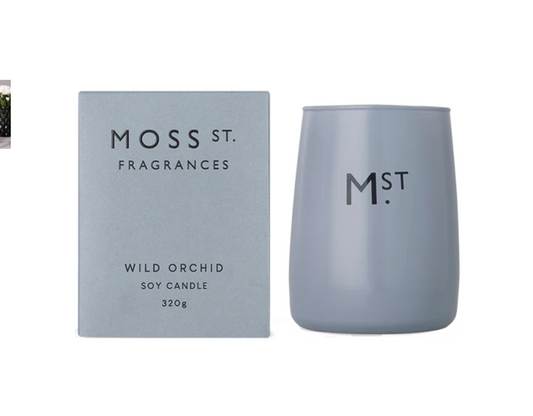 Moss Street  Wild Orchid Soy Candle 80g