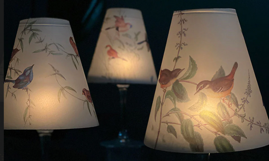 INDIGO DE PAPEL Australian Birds lampshades