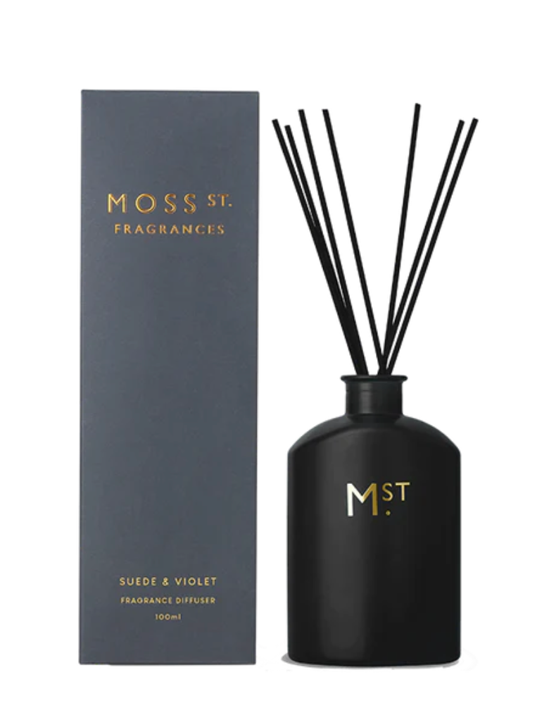 Moss Street Suede & Violet Fragrance Diffuser 100ml