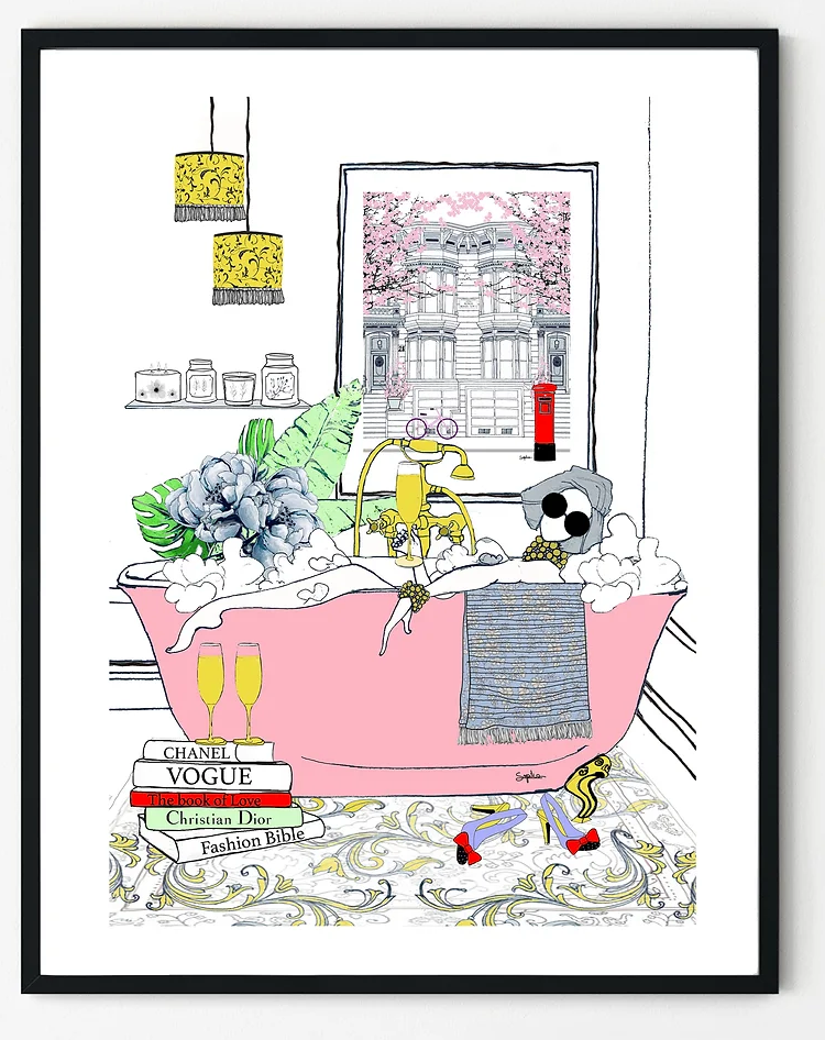 Sopiko Print Doctor Said Hand finished Print