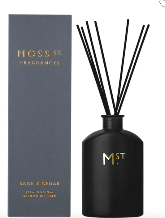 Moss Street Sage & Cedar Fragrance Diffuser 100ml