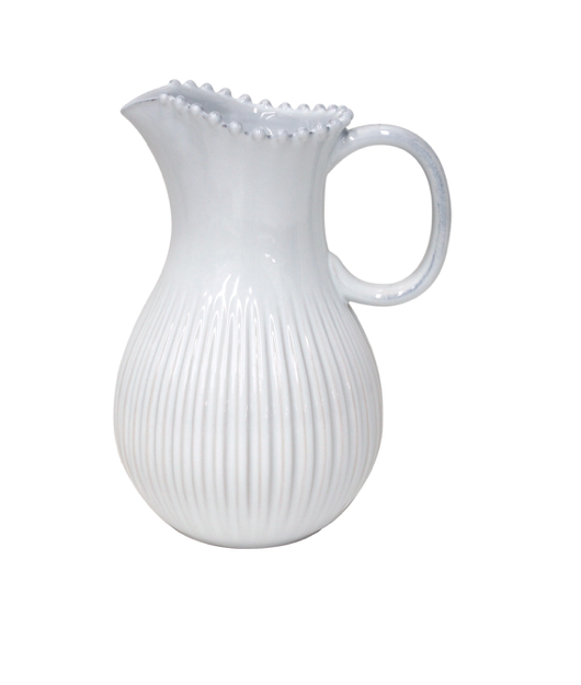 Pearl White Pitcher