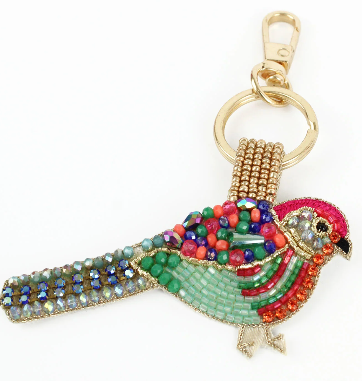 Folk Bird Keyring