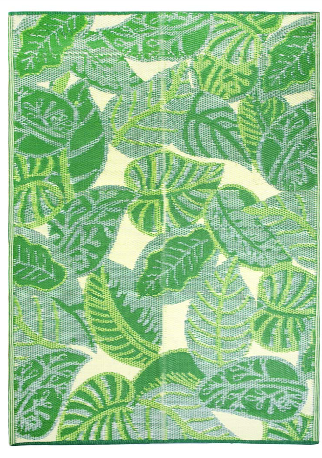 Tropical Leaf Outdoor Rug