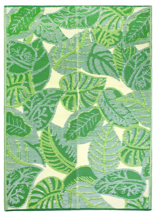 Tropical Leaf Outdoor Rug