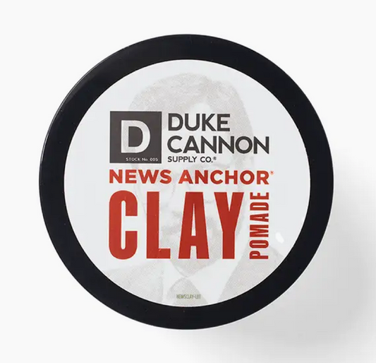 Duke Cannon News Anchor Clay Pomade