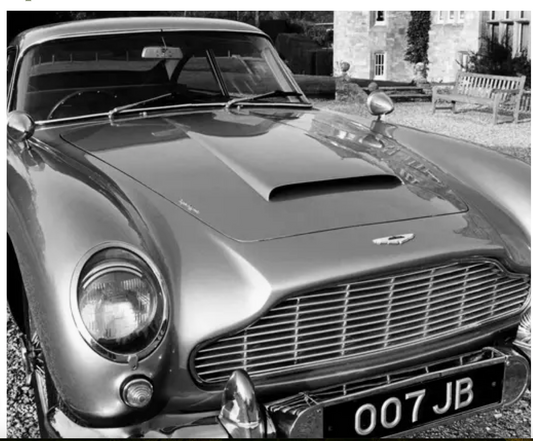 Aston Martin Blank Greetings Card