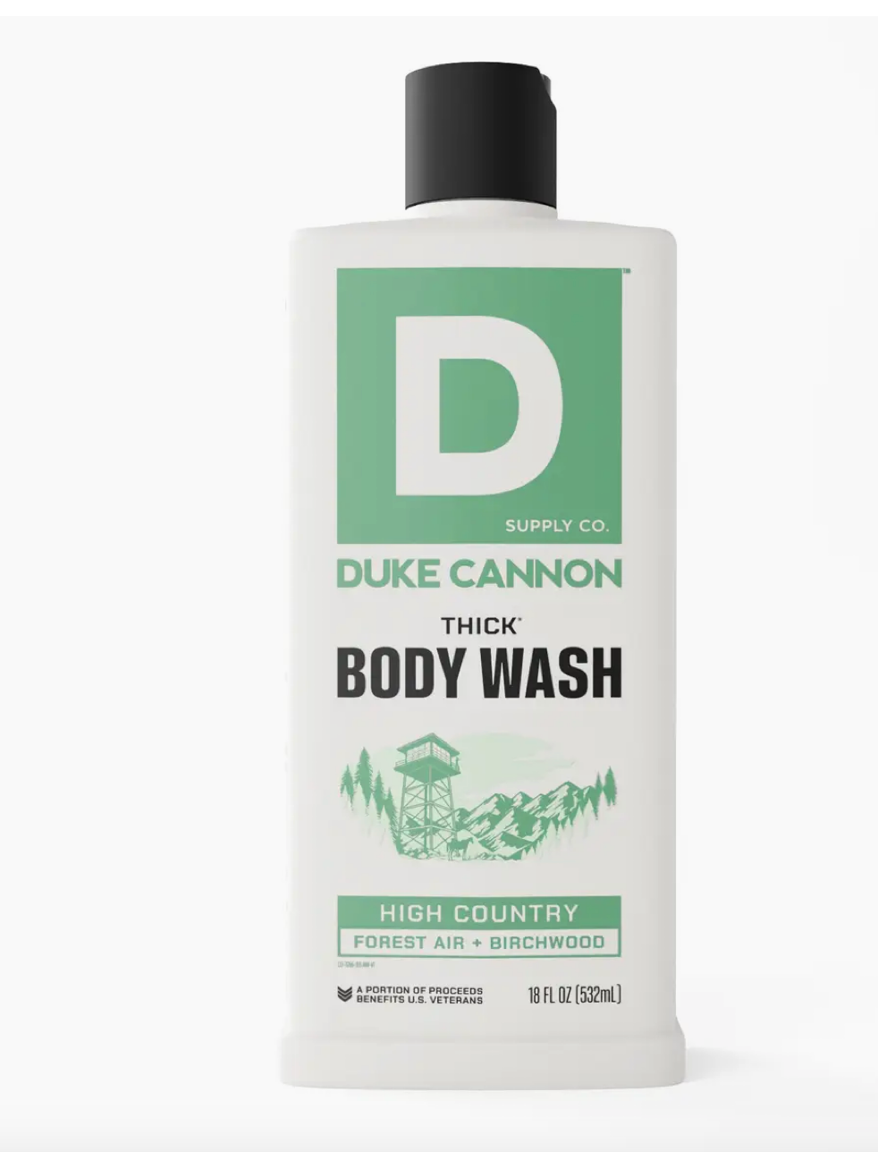 Duke Cannon Thick Body Wash High Country 18oz