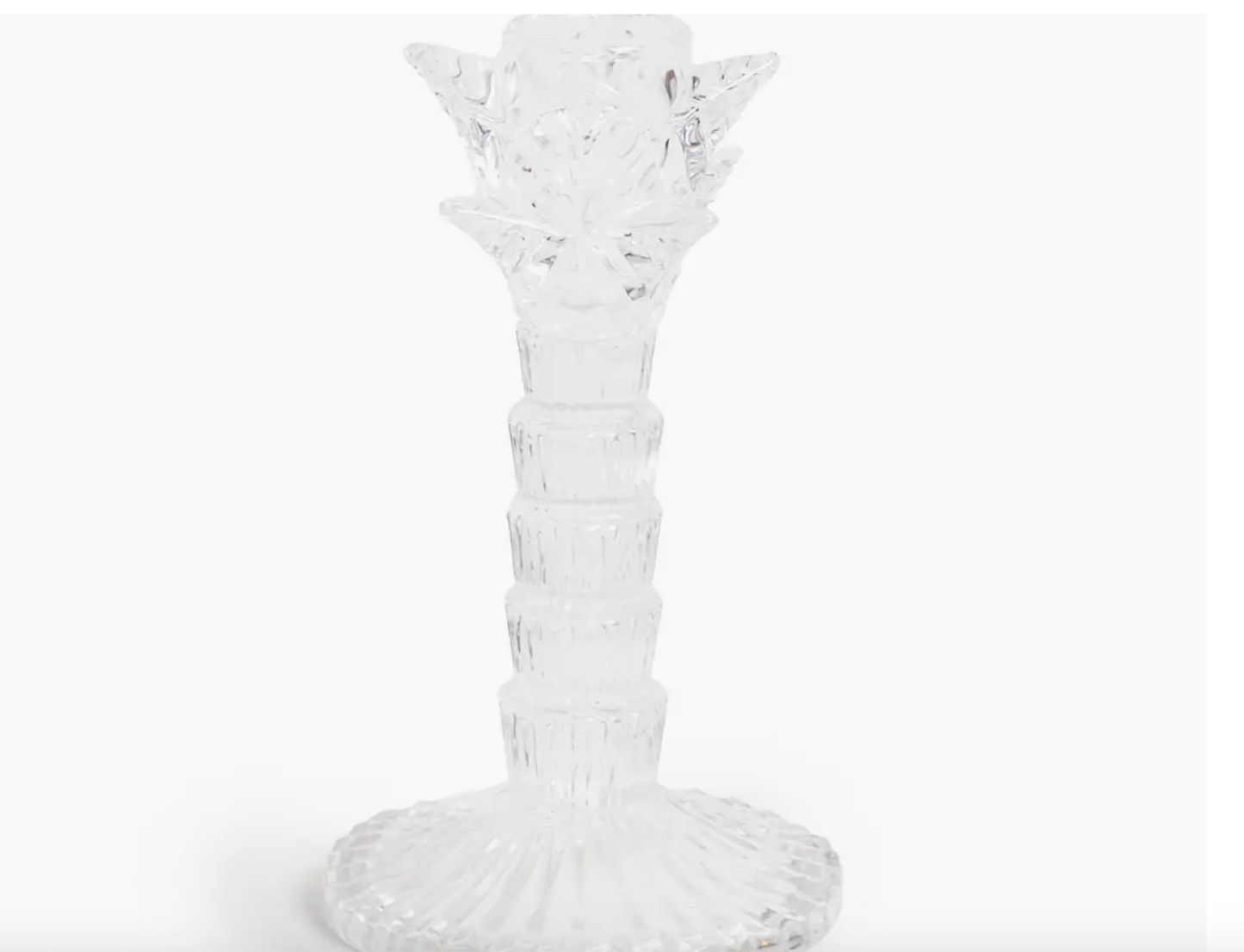 Tropical Glass Candlestick