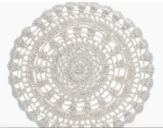 Crochet Placemat - Ivory