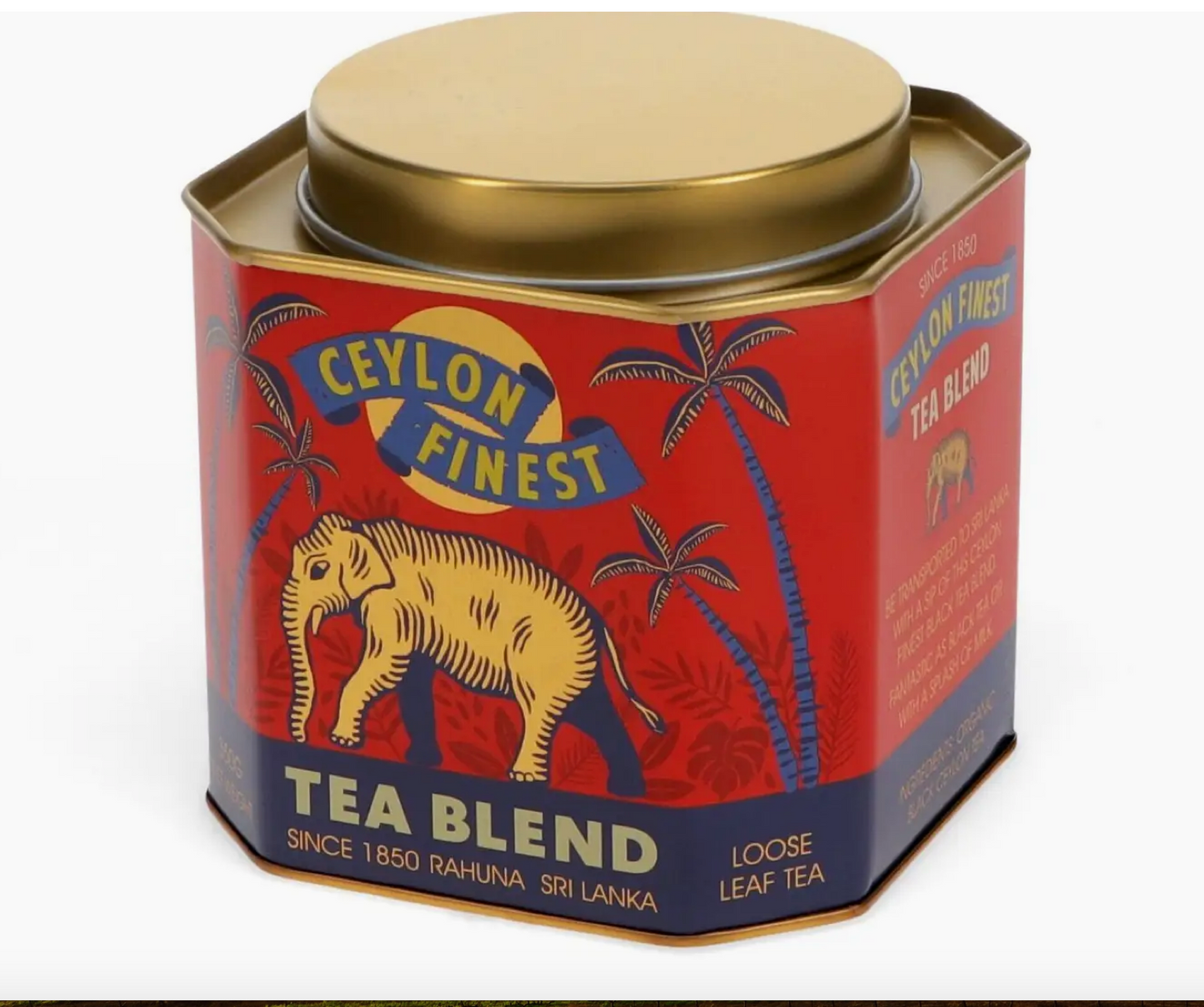 Metal Tea Caddy - Ceylon Finest