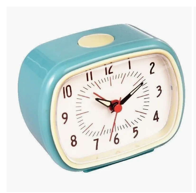 Retro Alarm Clock - Blue