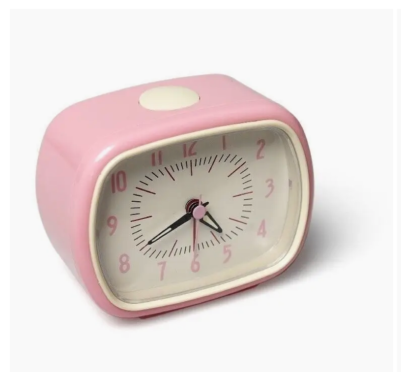 Retro Alarm Clock - Pink