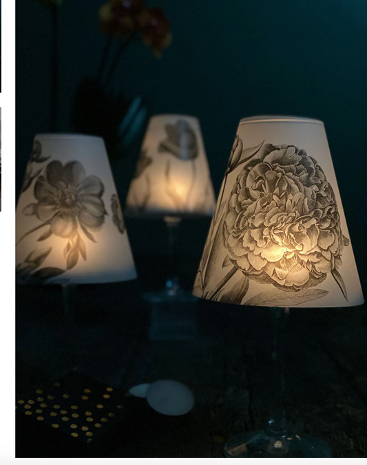 Lamp Shade · Peonies