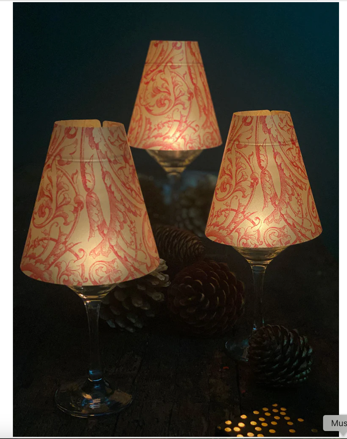 Lamp Shade · Red Victorian