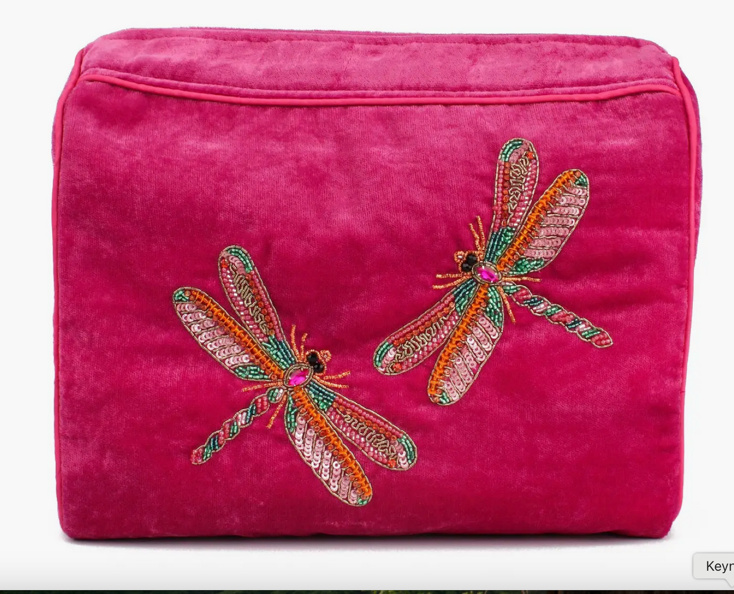 Pink Dragonfly Large Pouch