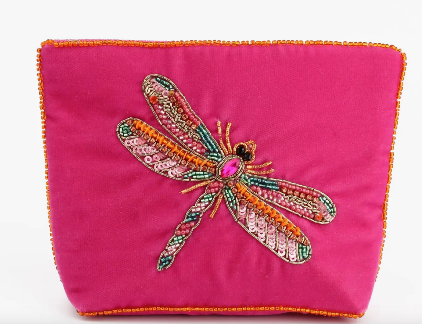 Pink Dragonfly Small Pouch