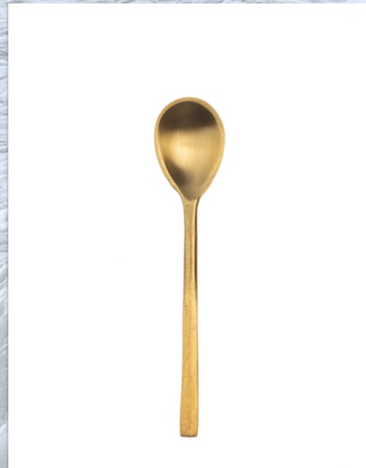 Brass Salt Spoon