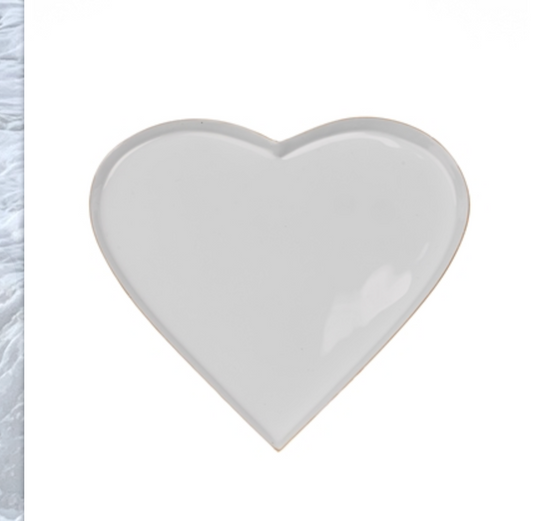 Sky Blue Heart Tray 20cm