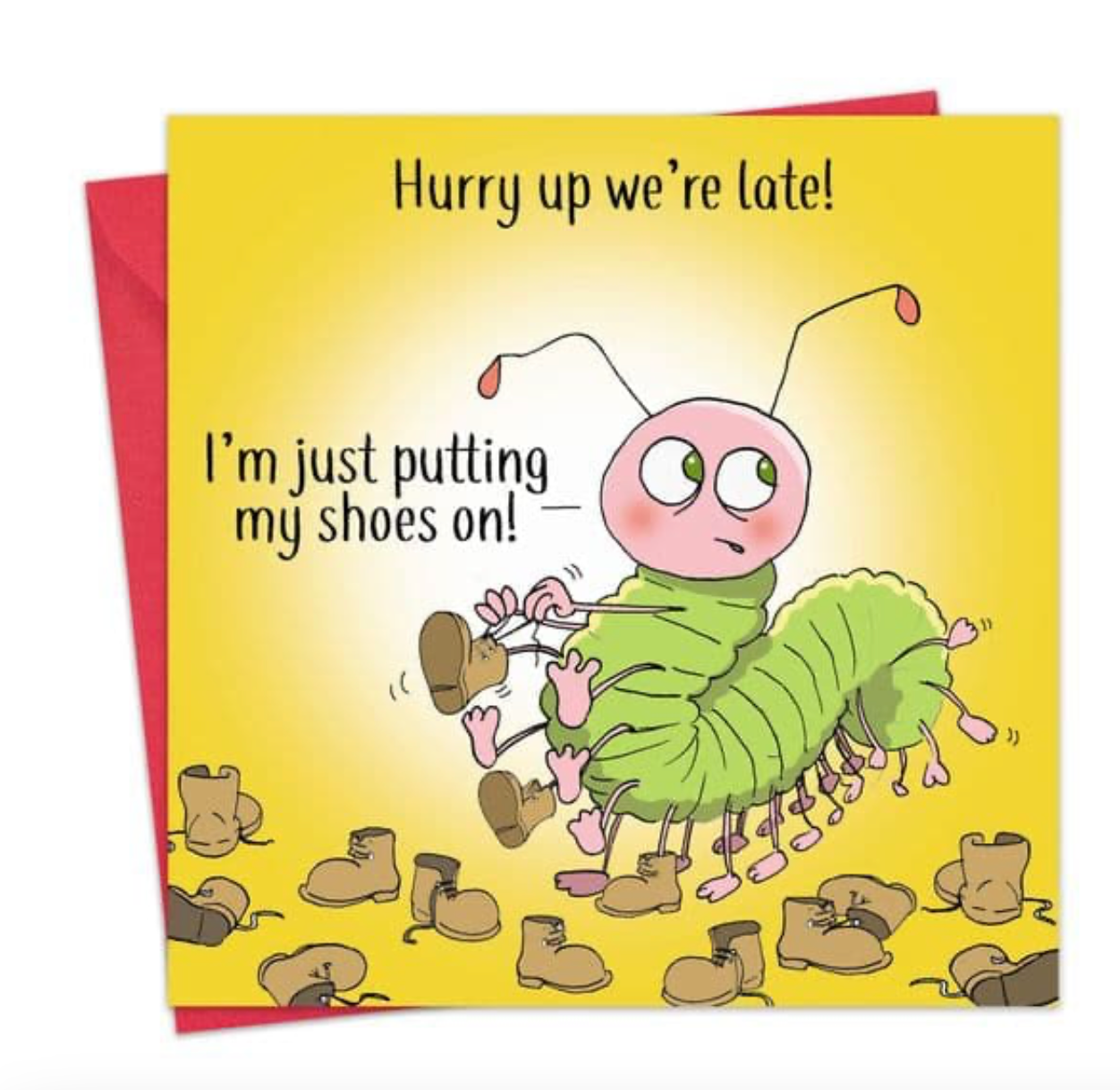 Centipede Funny Blank Card