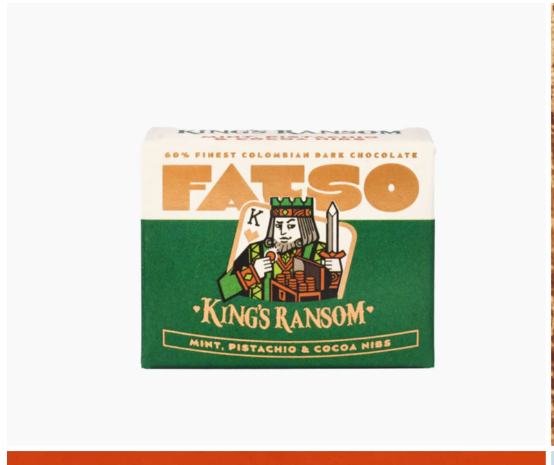 King's Ransom 40g - 60 % Dark Chocolate Vegan Chunky Bar