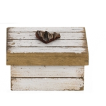 Whitewashed box with heart sml