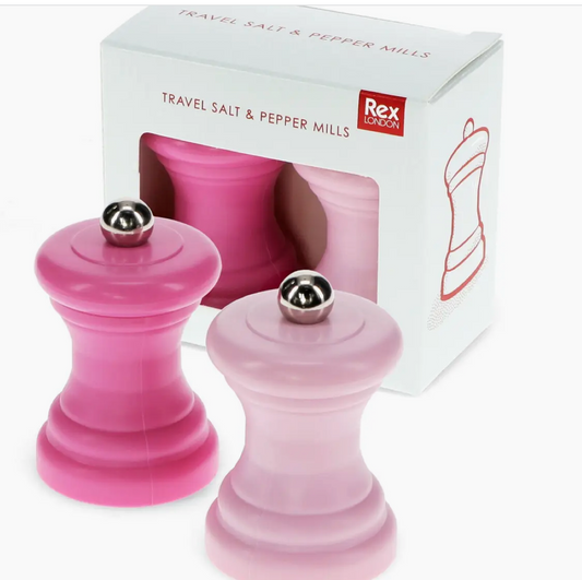 Travel Salt & Pepper Mill Set - Pink
