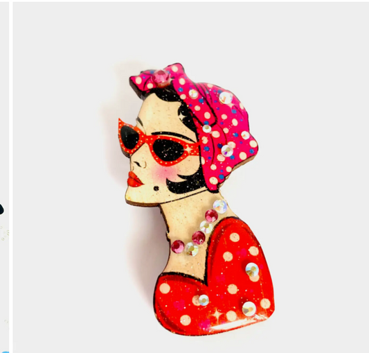 Lady Turban Brooch