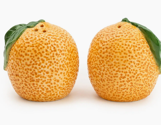 Orange Blossom Salt and Pepper Shakers