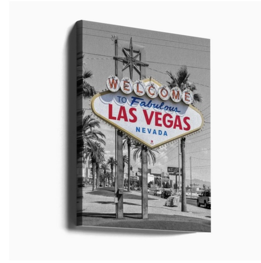 Wall Art Las Vegas Sign - Colorkey