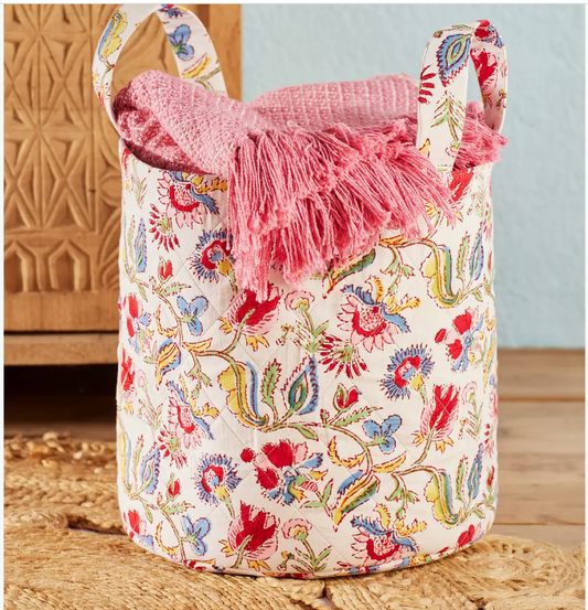 Shvanthi Block Print Storage Laundry Bag