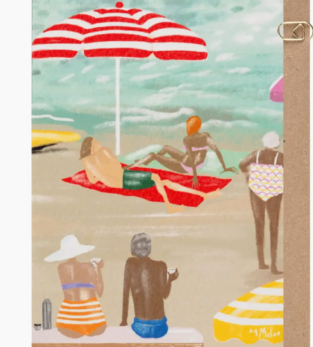 Beach Club Tea Card