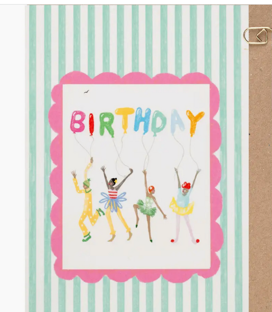 Candy Stripe Birthday Card