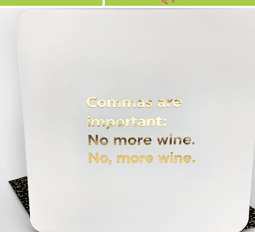 FUNNY BIRTHDAY CARD  COMMAS ARE IMPORTANT