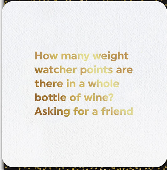 Funny Birthday Card - Weight Watcher Points