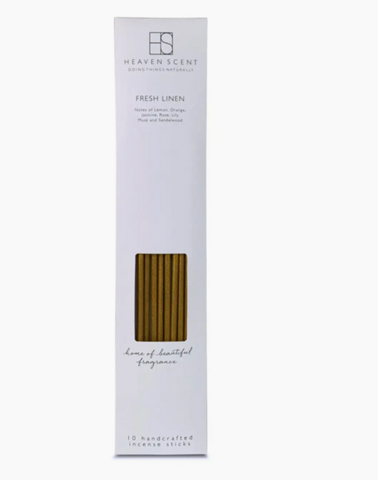 10 Fresh Linen Incense Sticks