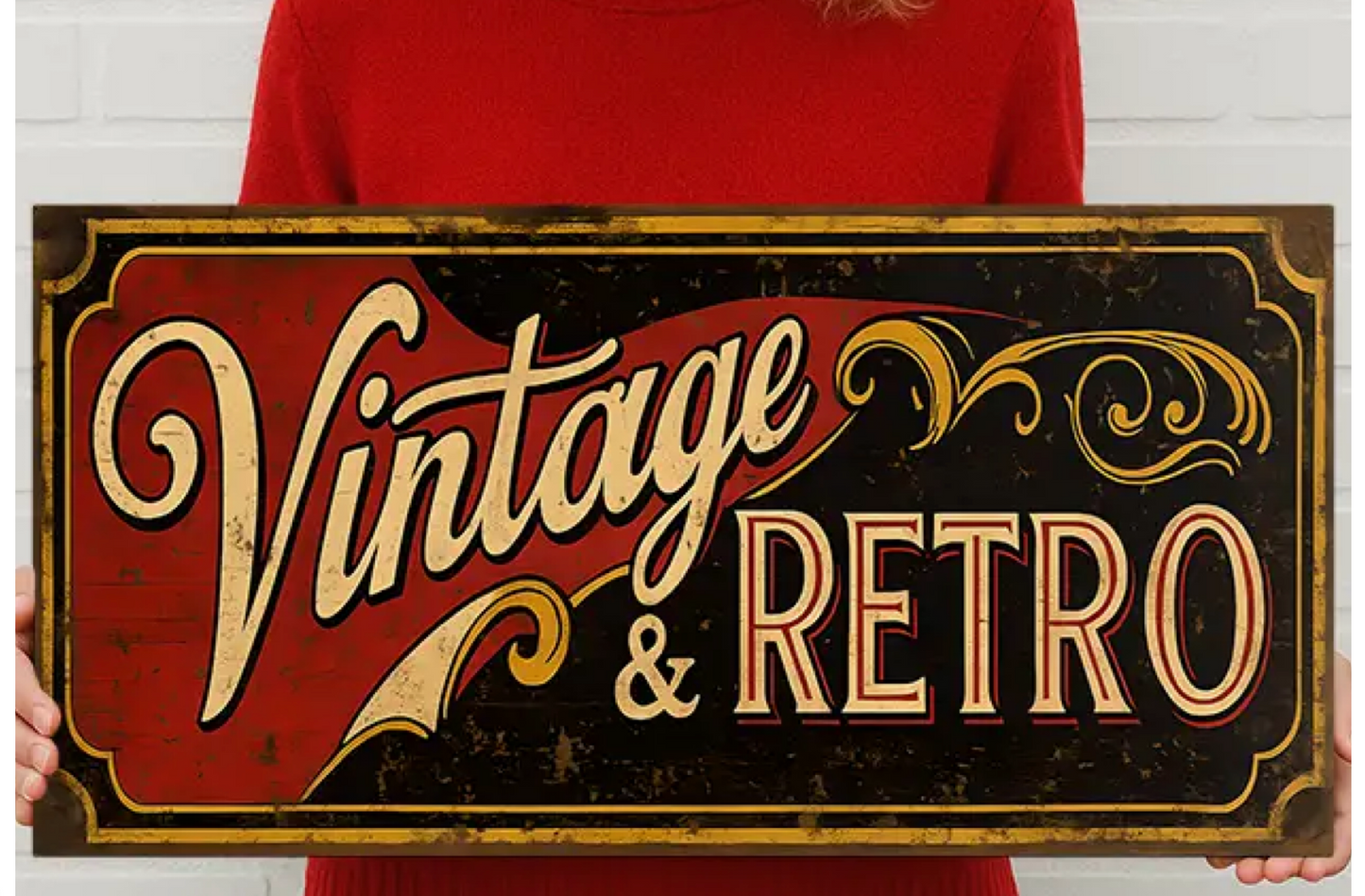 Vintage & Retro Metal Sign