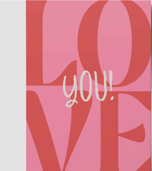 Love You - A6 Postcard