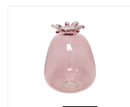 Round Collar Vase Pink Large
