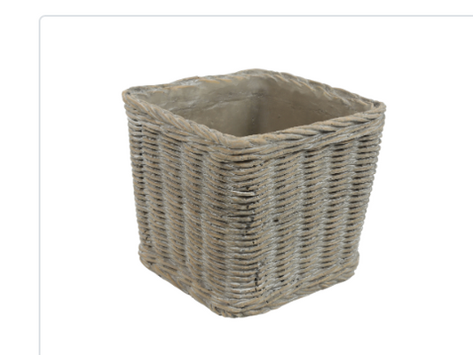 Flowerpot Sq Sala M Brown