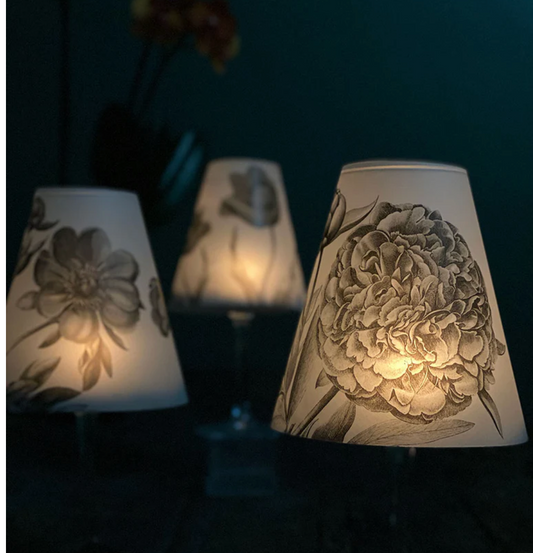 Lamp Shade · Peonies